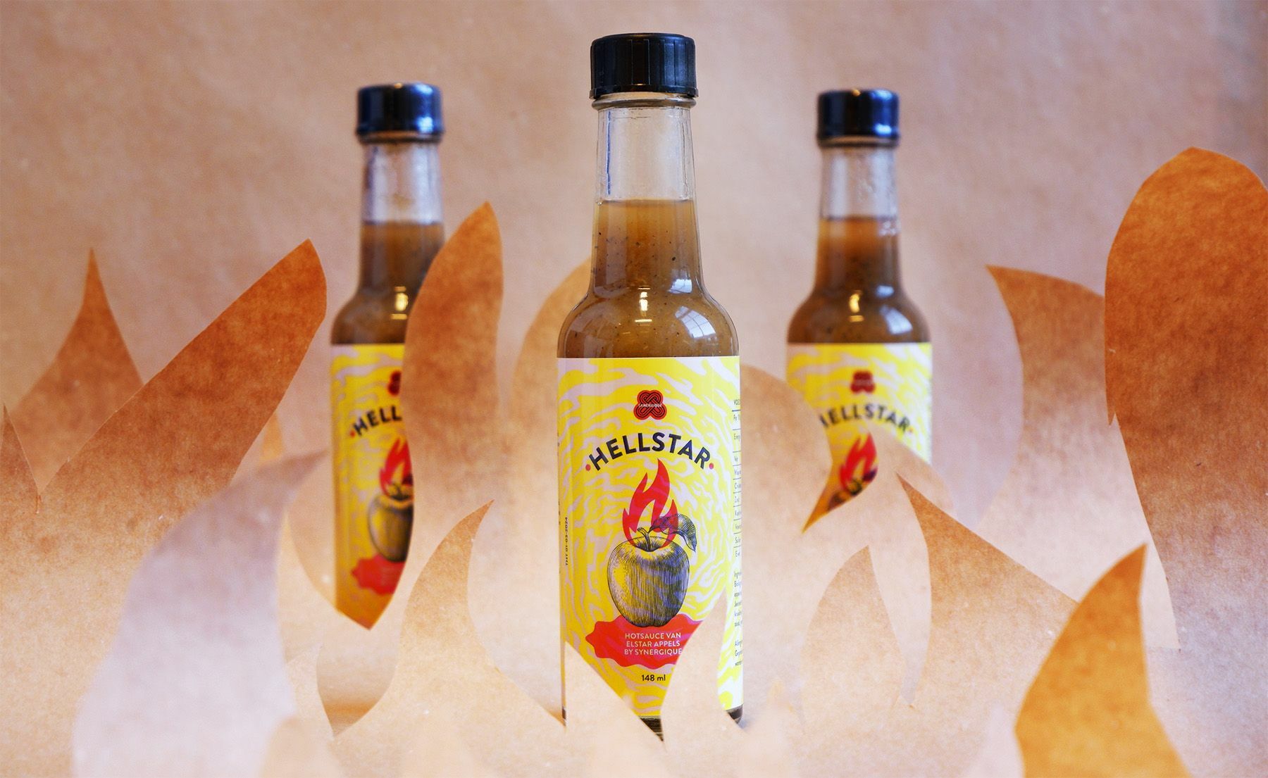 Image for Hellstar, de frispittige hotsauce van onze eigen biologische appels, vliegt de studiodeur uit deze week.