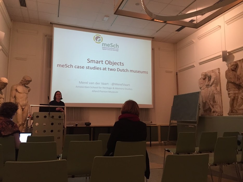 Image for Meetup in Allard Pierson Museum over Smart Objects in tentoonstellingen. Merel van der Vaart van Mesch vertelt over haar onderzoeken.