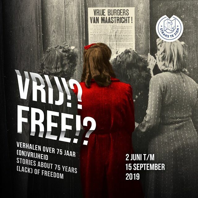 Image for Op 22 juni opent de tentoonstelling Vrij!? Free!? Verhalen over 75 jaar (on)vrijheid bij @centreceramique. Naast deze tentoonstelling zijn er van 2 juni tot en met 15 september tal van andere activiteiten rondom vrijheid in Maastricht.