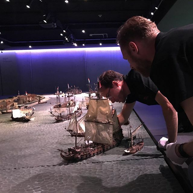 Image for Vandaag maakten we samen met @mikebinkfotografie foto’s van de schepen op maquette bij @kaapskil