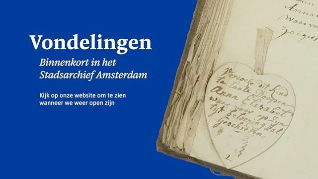 Image for De tentoonstelling ‘Vondelingen’ in @stadsarchief staat te popelen om open te gaan. Kan jij ook niet wachten? Kijk hier alvast de trailer.