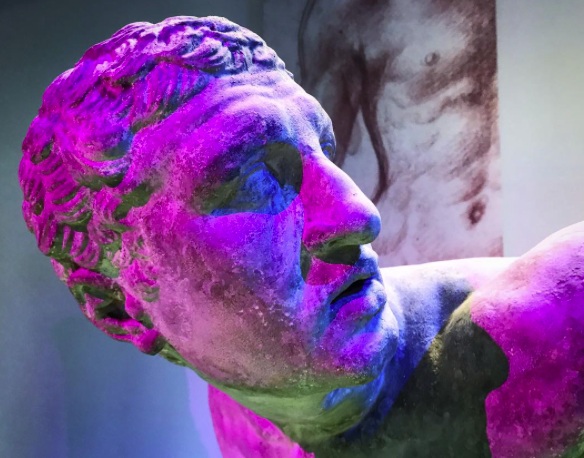 Image for Deze kleurrijke Borghese Strijder is vanaf volgende week te zien én te tekenen bij  Studio RMO