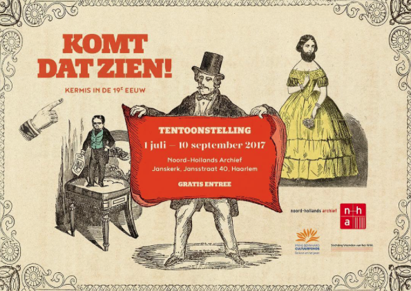 Image for 1 juli openen we Komt Dat Zien! bij @nharchief over de kermis in 19e eeuws Haarlem!