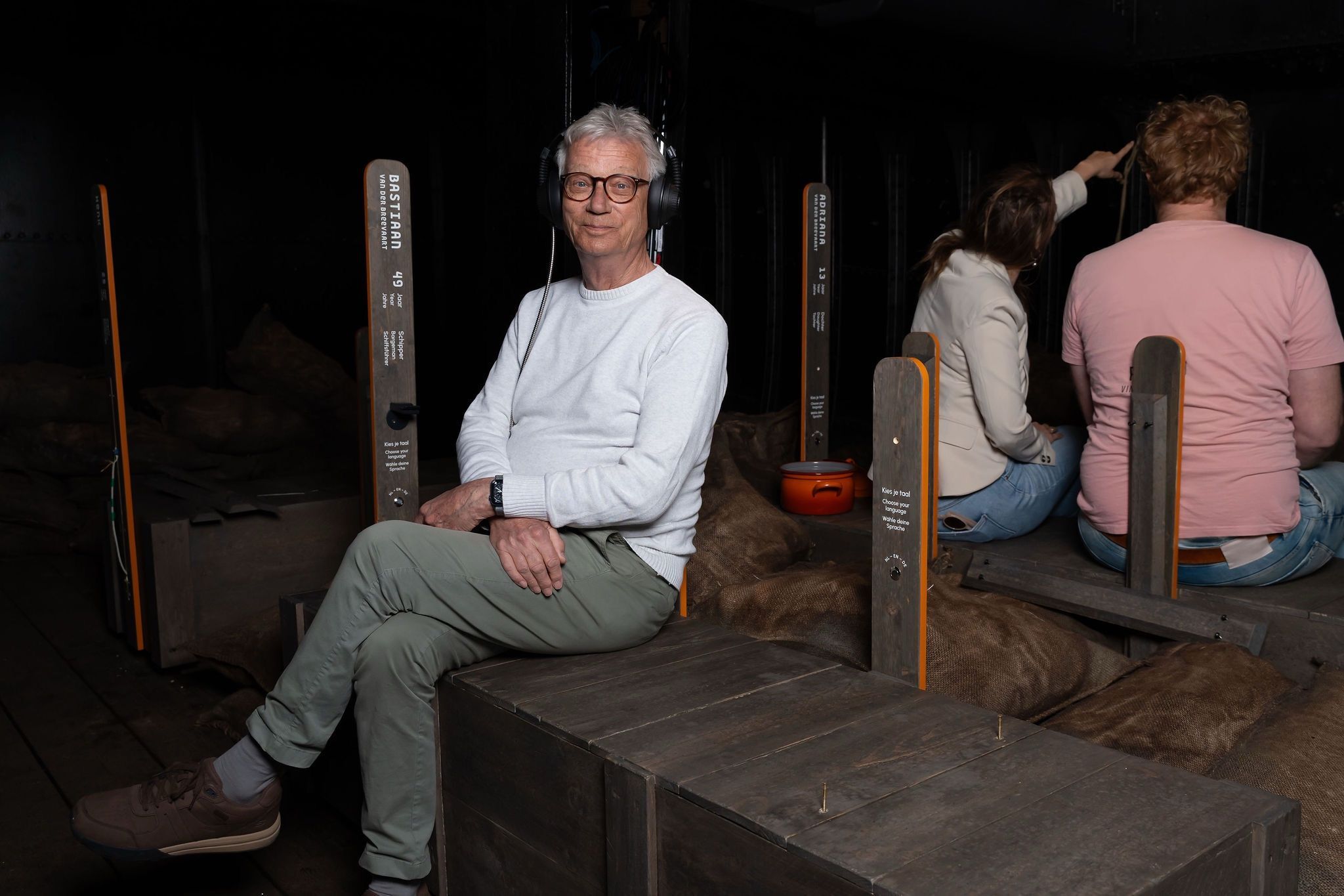 Image for Op het schip De Vier gebroeders in het Zuiderzeemuseum hebben we een 4D audiobeleving gerealiseerd die de bezoeker terugneemt naar het schippersleven in 1910.